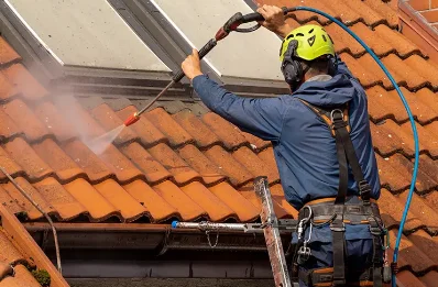 Démoussage et hydrofuge de toiture à Berlats